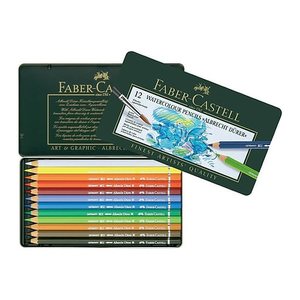 FABER-CASTELL Albrecht Dürer Aquarellstifte farbsortiert, 12 St.