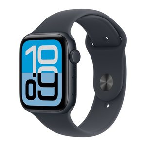 Apple Watch SE3 44 mm Aluminium (GPS + Cellular) Sport Armband S/M mitternacht