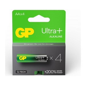 GP Batterie ULTRA PLUS Alkali-Mangan Mignon AA 1,5 V, 4 St.