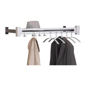 Kerkmann Wandgarderobe Montana 32655114 silber Metall 100,0 x 12,5 cm, 1 St.