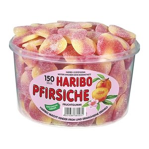 HARIBO PFIRSICHE Fruchtgummi 1350,0 g, 150 St.