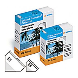 HERMA TRANSPAROL Fotoecken, 37,0 mm, 5x 100 St.