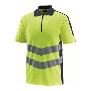 MASCOT® unisex Warnschutz Shirt Murton gelb, schwarzblau Größe XL, 1 St.