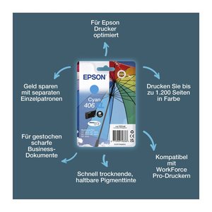 EPSON Umbrella DURABrite Ultra cyan Druckerpatrone