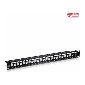 TRENDnet Patchpanel 24-Port leer Keystone 19" 1U