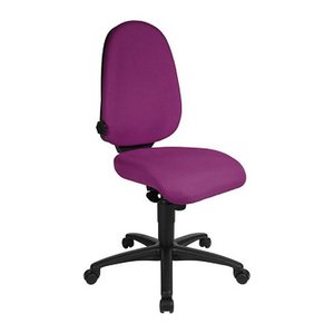 Topstar Bürostuhl Syncro Pro 5, S500 G03S Stoff lila, Gestell schwarz