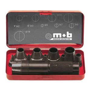 PEDDINGHAUS Satz 3-20 mm Locheisen 11-teilig