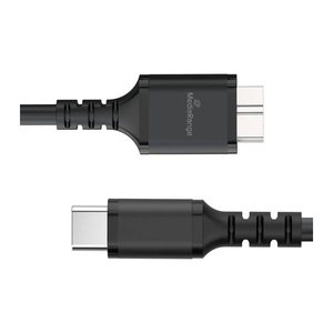 MediaRange Ladekabel Micro-B auf USB-C USB 3.0 0.5m, sw