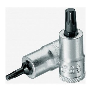 GEDORE 3/8 Zoll Innen-TX Steckschlüsseleinsatz Größe: T 40 Länge: 49,0 mm