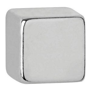 MAUL Magnete silber, Metall 0,7 x 0,7 x 0,7 cm, 10 St.