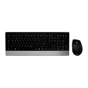 MediaRange MROS105 Tastatur-Maus-Set kabellos schwarz