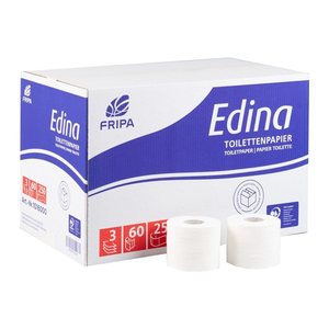 FRIPA Toilettenpapier Edina 3-lagig, 60 Rollen