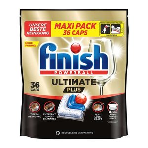 finish POWERBALL ULTIMATE PLUS FRESH Spülmaschinentabs, 36 St.