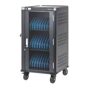Manhattan Ladewagen mit 30 Steckdosen bis 15,6" schwarz (Speditionsversand)