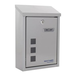 ROTTNER Briefkasten Casa Inox T06047 silber