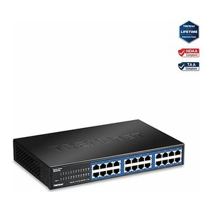TRENDnet Switch 24-Port Gbit GREENnet Desktop Metall