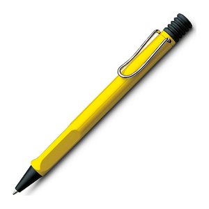 LAMY Kugelschreiber safari gelb hochglänzend, Schreibfarbe: blau, 1 St.