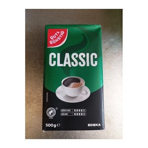 GUT&GÜNSTIG CLASSIC Kaffee, gemahlen, Arabica- und Robustabohnen kräftig, 500 g