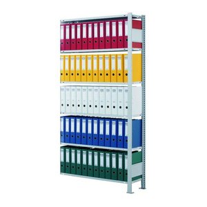 SCHULTE Anbau-Schwerlastregal MULTIplus 150 17728 silber 100,0 x 30,0 x 200,0 cm
