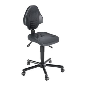 meychair XXL Arbeitsdrehstuhl W13-25-TR-PU schwarz