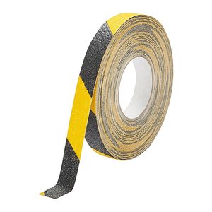 DURABLE Markierungsband DURALINE® GRIP+ gelb, schwarz 25,0 mm x 15,0 m