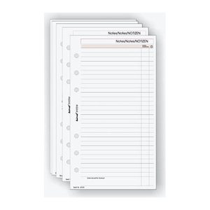 bind Ringbuch-Ergänzungsblätter Notizen A6, 50 Blatt