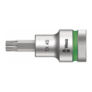 Wera TORX Zyklop mit Haltefunktion kurz Steckschlüsseleinsatz Größe: 45,0 mm Länge: 60,0 mm