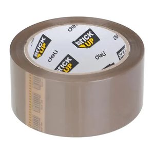 DELI Packband 48mm x 66m braun 6 Stück