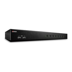 LINDY DVI-I Single Link USB 2.0 Audio KVM Switch Pro 8 Port