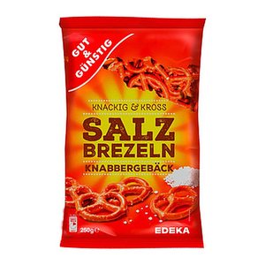 GUT&GÜNSTIG Salzbrezeln Gebäck 250,0 g, 1 St.