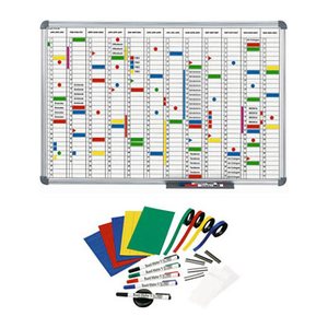 MAUL MAULoffice mit Zubehörset Jahresplaner, Monatseinteilung 120,0 x 90,0 cm