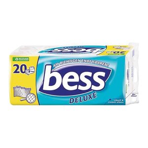 bess Toilettenpapier DELUXE 4-lagig, 20 Rollen