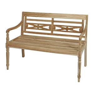 Garden Pleasure Gartenbank SUMATRA 940228 braun Holz 120,0 cm