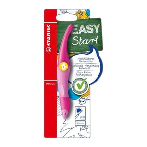 STABILO EASYoriginal Tintenroller dunkelpink/hellpink 0,5 mm, Schreibfarbe: blau, 1 St.