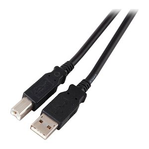 EFB USB2.0 Anschlusskabel A-B,St.-St.,3m,schwarz,Classic