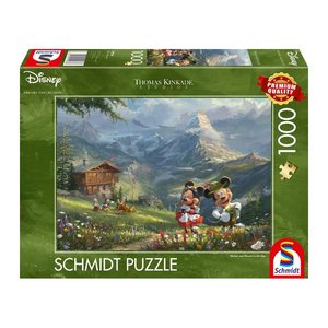 Schmidt Disney Mickey & Minnie Mickey & Minnie in den Alpen Puzzle, 1000 Teile