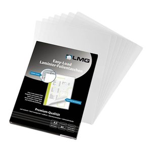 LMG Laminierfolien Easy Load glänzend für A3 80 micron, 100 St.