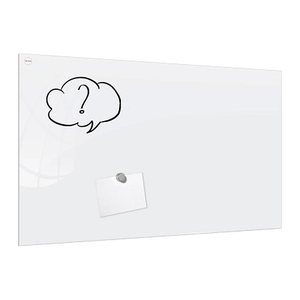ALLboards Glas-Magnettafel Premium 60,0 x 40,0 cm perlweiß