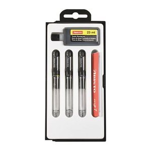 ARISTO mg1 pro Basic Tuschefüller-Set schwarz, 1 Set