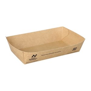 conpax Pappschalen NOTPLA braun 17,0 x 10,5 cm, 90 St.
