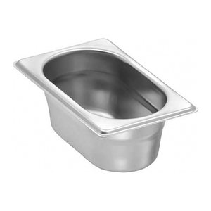 Bartscher GN-Behälter Top Line 1/9 silber 0,6 l, 1 St.