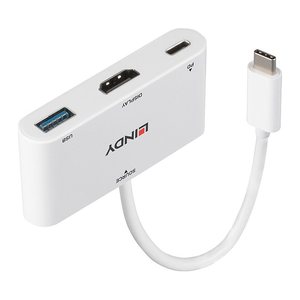 LINDY USB 3.1 Typ C auf HDMI Konverter mit PD