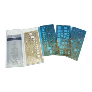 KOH-I-NOOR Zeichenschablonen-Set Elektro transparent