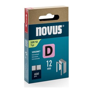 novus Tackerklammern 53F Flachdraht 12 mm, 600 St.