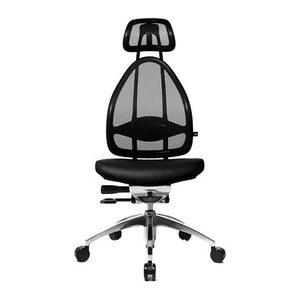 Topstar Bürostuhl Open Art, J190AS10 Stoff schwarz, Gestell alu