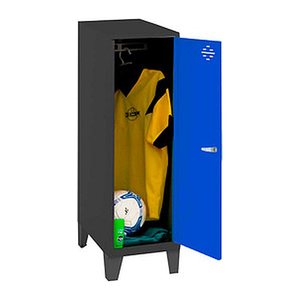 Simonrack Spind SIMONLOCKER DISM SINGLE anthrazit, blau 8425437120312, 1 Schließfach 30,0 x 50,0 x 101,5 cm