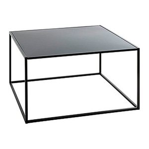 HAKU Möbel Beistelltisch rechteckig Metall schwarz 70,0 x 70,0 x 40,0 cm, 1 St.