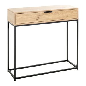 HAKU Möbel Konsolentisch rechteckig Spanplatte eiche 80,0 x 28,0 x 77,0 cm, 1 St.