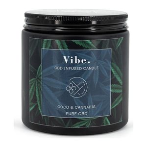 Candle Brothers Duftkerze CBD Vibe Coco & Cannabis 350g
