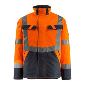 MASCOT® unisex Warnjacke Penrith orange, schwarzblau Größe 2XL